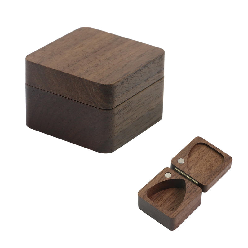 1 PCS Guitar Pick Box,Wooden Guitar Pick Holder Guitar Picks Case Storage Organizer,Gift for Guitar Player