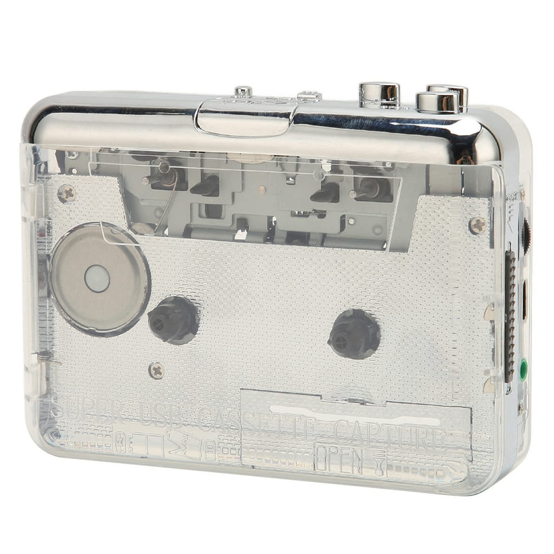 GOWENIC Cassette Player, USB Cassette to MP3 Converter Portable Walkman Cassette Music Player Tape to MP3 Player, with 3.5mm Headphone Jack, Compatible for OS X PC