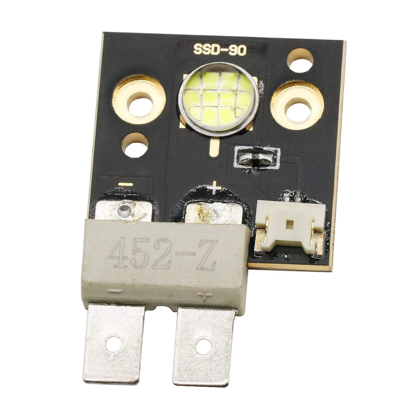 BestParts Projector Light Source Constant Current Driver LED Chip Compatible with CST90 SSD-90 90W 60° LED Light Bead Light 6500k Lumen 60 Degrees White Color 3.3-5V 1-32A