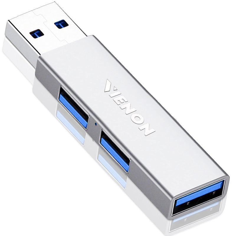 USB 3.0 Hub, VIENON Aluminium 3-Port USB Hub USB Splitter USB Expander for Laptop, Xbox, Flash Drive, HDD, Console, Printer, Camera,Keyborad, Mouse Expand 3 USB