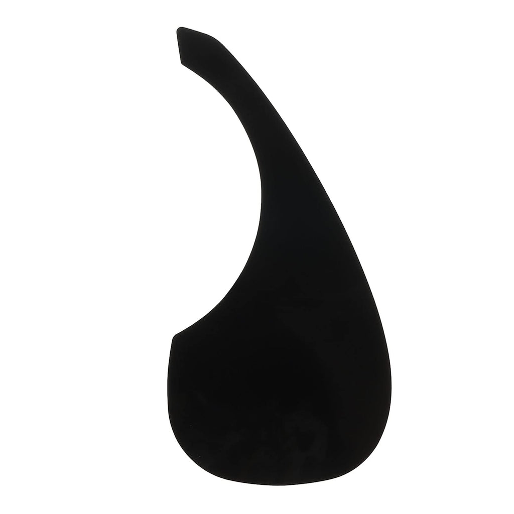 MECCANIXITY Acoustic Guitar Pickguard Fit 41 Inch Self Adhesive Right Handed Acoustic-Electric Guitar Parts Long Water Drop Shape Black