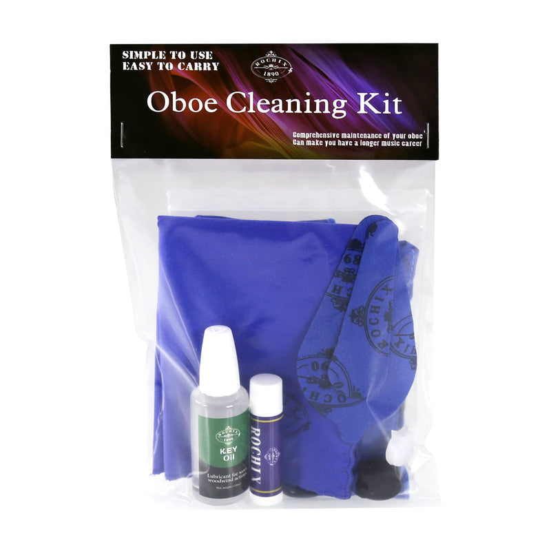 [AUSTRALIA] - Oboe Cleaner Care Cleaning Kit,Maintenance Kit,Key Oil,Cork Grease,Swab,Cleaning Cloth,Pads Absorbent Cloth,Thumb Rest 