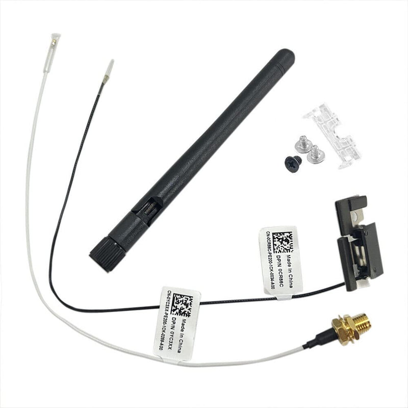 Zahara 2.5G MFF WiFi Antenna Cable for DELL OptiPlex 3020 3040 3050 3060 | 3070 5050 7040 7050 7060 7070 9020 3040M 3050M 5050M 7040M 7050M 9020M D09U001 FWR8V YC3XX P9YC5 0F3XFM 0WF4V9 0CR86C