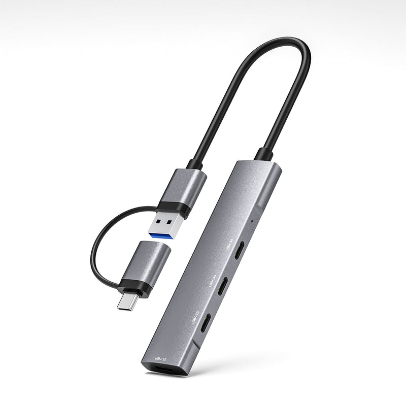 USB C to USB C Hub,4-Port USB C Hub/USB to USB C Adapter,Data Transfer Only