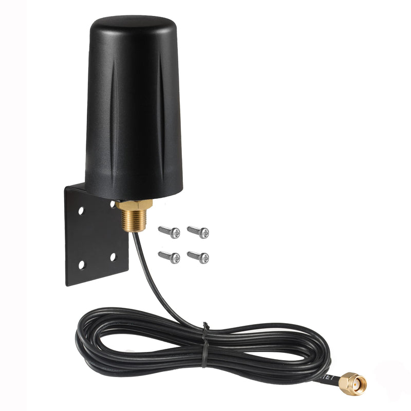 Outdoor 7dBi Dual Band 2.4GHz 5GHz 5.8GHz Long Range WiFi Booster Antenna for WiFi Router Hotspot Network Devices PC Security IP Camera Internet WiFi6 Desktop PC USB Adapter Card, Eifagur Wall Mount Antenna