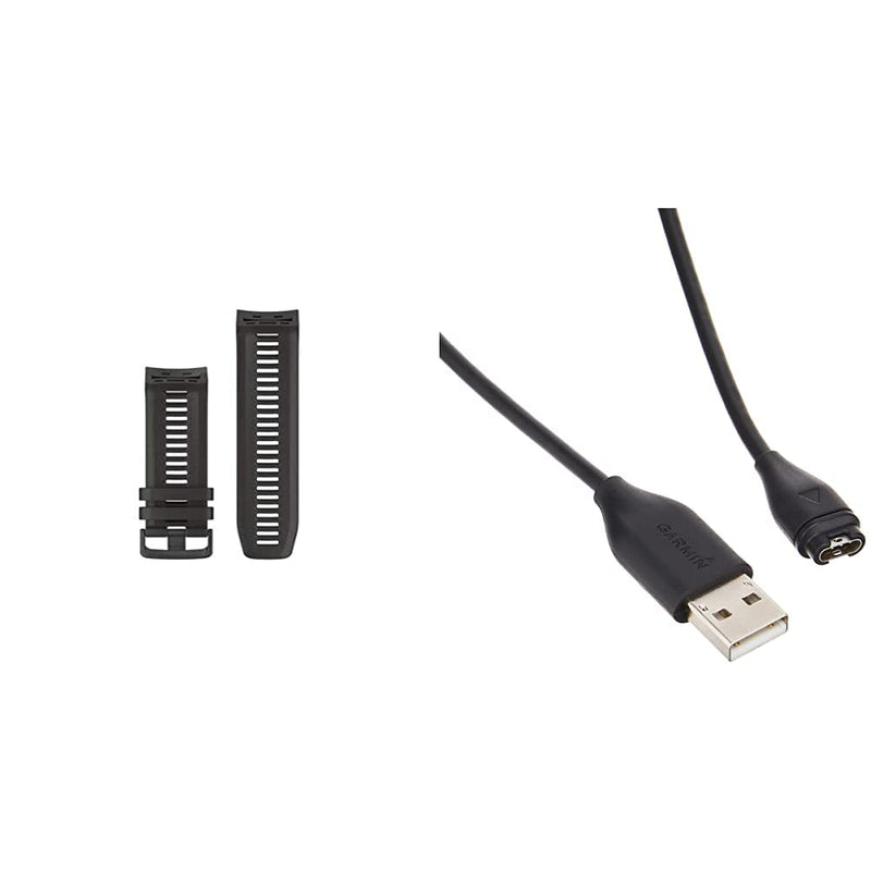 Garmin Instinct Replacement Band Graphite & Charger for Multiple Devices, 010-12491-01