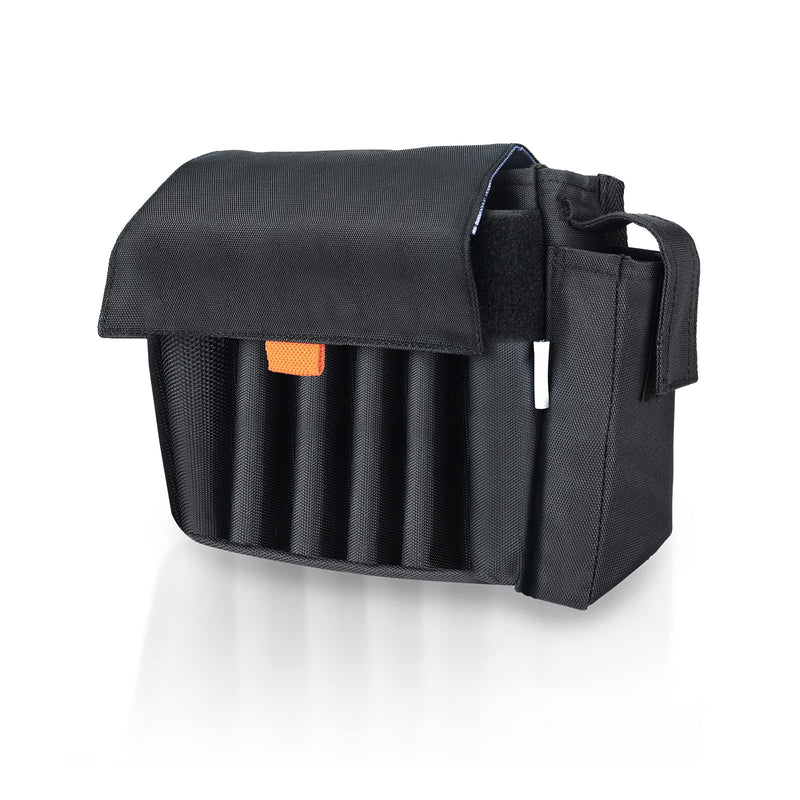 Proaim Cube AC Pouch Small for Camera Assistants, Grips and Techs | Splash-resistant tool pouch with three storage sections, mesh pocket, 2.5-inch belt loops, external pockets and D-ring