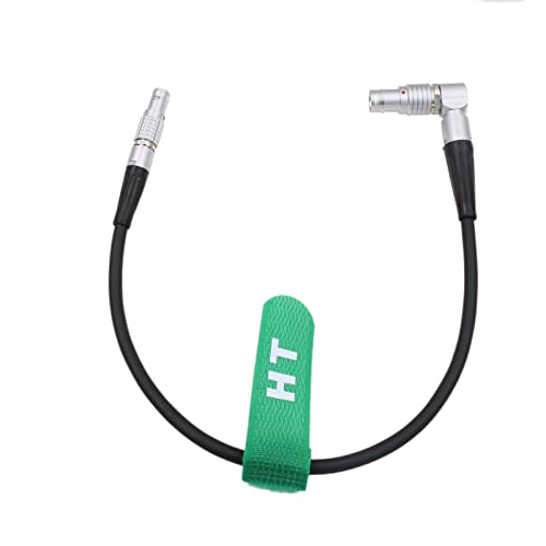 Power Cable for DJI Monitor Video Transmitter Ronin 4D Camera 2 Pin to Rotate Right Angle 6 Pin 50cm 2pin to Right Angle