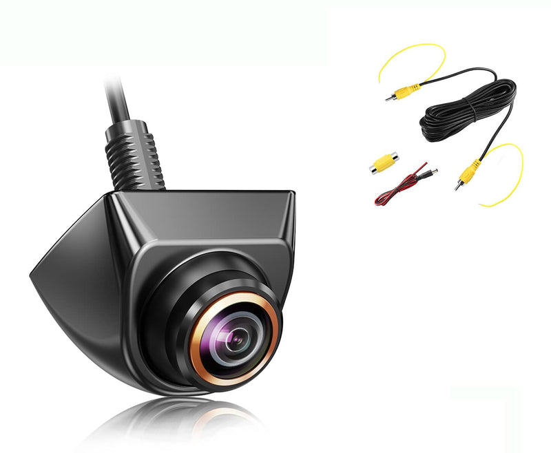 GreenYi Upgraded Double-Shielded RCA Video Cable for Monitor and Backup Rear View Camera Connection (19.69FT / 6M) HD 720P Reverse Camera with Gold Rim