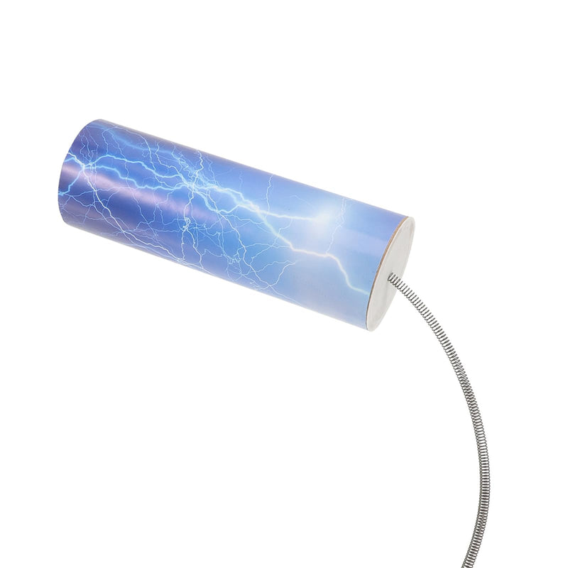 SUPVOX Spring Drum Thunder Tube Can Shaped Thunder Spring Drum Shaker Percussion Instrument for Meditation Sound Bath