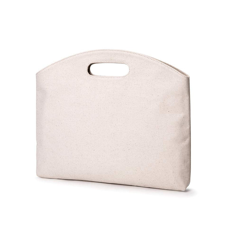 Top-Handle Bag with Sleek Design, Fits Laptops, Legal Size Documents and More - Perfect for Work or School Beige