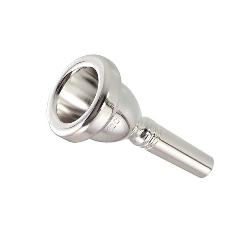 [AUSTRALIA] - Trombone Silver Plated Mouthpiece (6 1/2AL) Baritone Euphonium Mouth Piece Replacement Musical Instruments Accessories (Silver 6 1/2AL) 