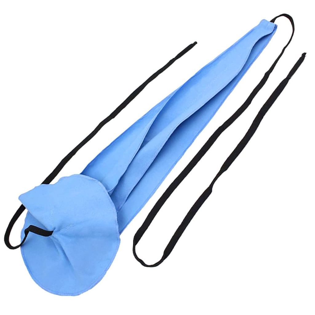 Sax Saxophone Cleaning Cloth Saxophone Cleaner Swab for Body Pull Through Tube Inside Clean Microfiber Material Blue