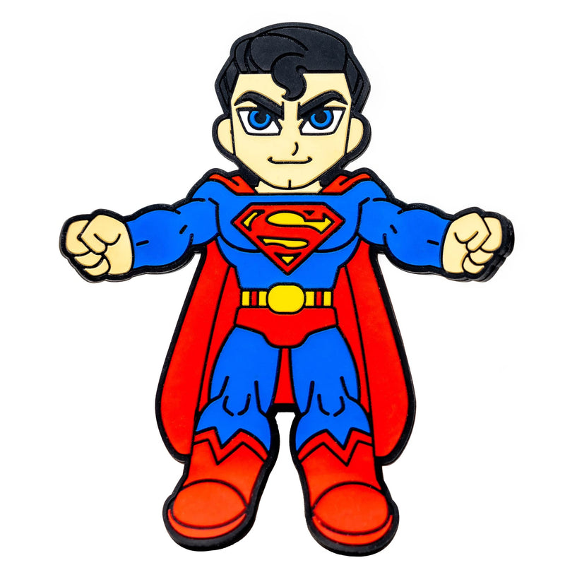 Hug Buddy Superman Cellphone Holder, Multicolor, 360-Degree Swivel, Steel and Silicone
