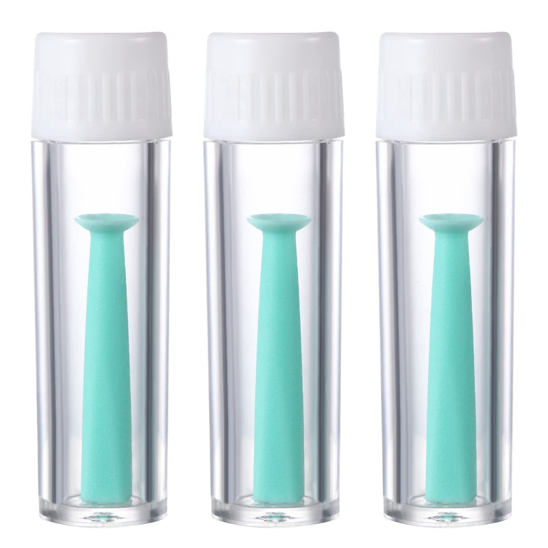 MUDOR Hard Contact Lens Remover, 3 Pieces Scleral and RGP Lens Inserter and Remover Tool, Eye Contact Remover Plunger