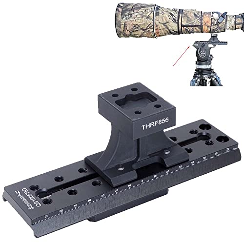 iShoot Lens Collar Foot Tripod Mount Ring Base Compatible with Canon RF 400mm f/2.8L is USM, RF 600mm f/4L is USM & RF 800mm f/5.6L is USM, Support Stand Compatible with Manfrotto Sachtler Fluid Head