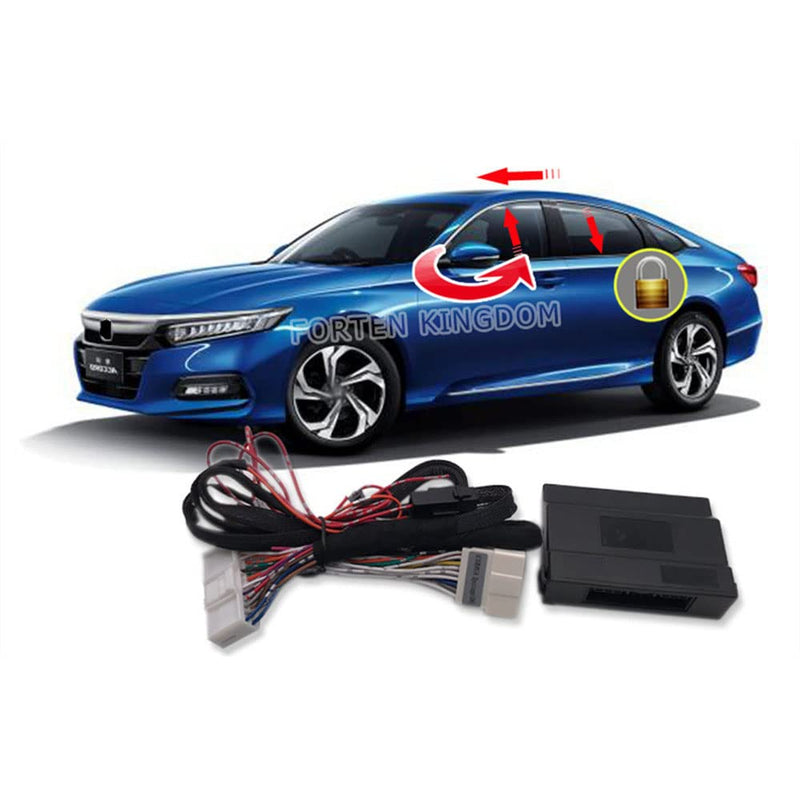 Car Auto Window Lift Close Open Side Mirror Fold Unfold Sunroof Closer Speed Door Lock Unlock System Module Kit Accessories for Honda Accord 2018-2023