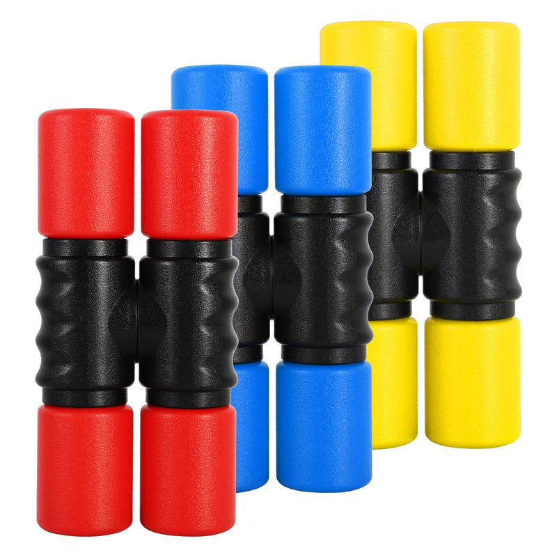 RANMING Twist Shaker 3PCS Double Row Shakers Percussion Instruments Set Medium Volumelatin Latin Percussion Instruments for Studio,Band,Drummers(Yellow-Blue-Red) Yellow-Blue-Red