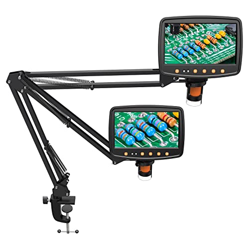 Hayve Microscope Arm Stand，Adjustable Metal Bracket with Clamp 1.65（For MS1,MS3)