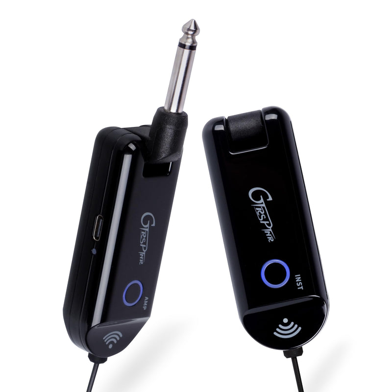 [AUSTRALIA] - MOOER GWU4 UHF Wireless System Transmiter Reciever, 4 Channels Rechargeble for Electric Guitar, Instrument, Bass, Amp black 