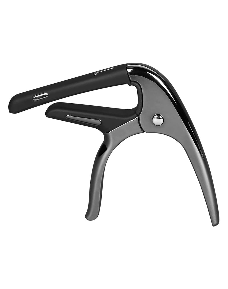 [AUSTRALIA] - Capos for Acoustic Guitars, Electric Guitars and Ukulele, Superior Zinc Alloy and Silicone Made Black 