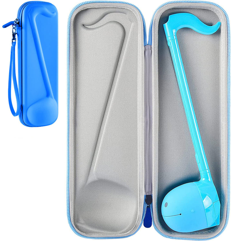 [AUSTRALIA] - Case Compatible with Otamatone [English Edition] Japanese Electronic Musical Instrument Portable Synthesizer, Instrumental Music Toy Storage Holder for Otamatone Regular Size (Box Only) (Blue) Blue 