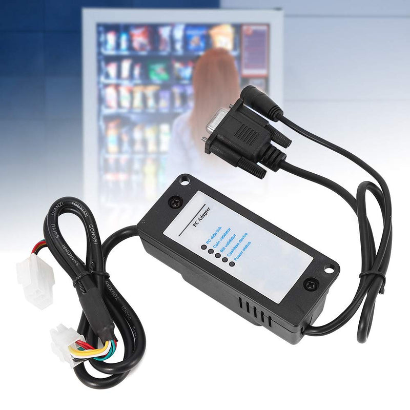 Estink MDB to RS232 Converter, ABS Plastic MDB Payment Device to PC Converter RS232 Adapter Bill Acceptor Computer Serial Port Transfer Box for Connecting MDB Receivers