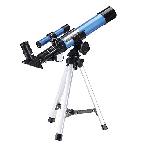 AOMEKIE 40040 Kids Astronomical Telescope for Beginners, 32X Refractor Telescope with Tabletop Tripod, Simple Assembly, for Moon Watching, Children Birthday Small