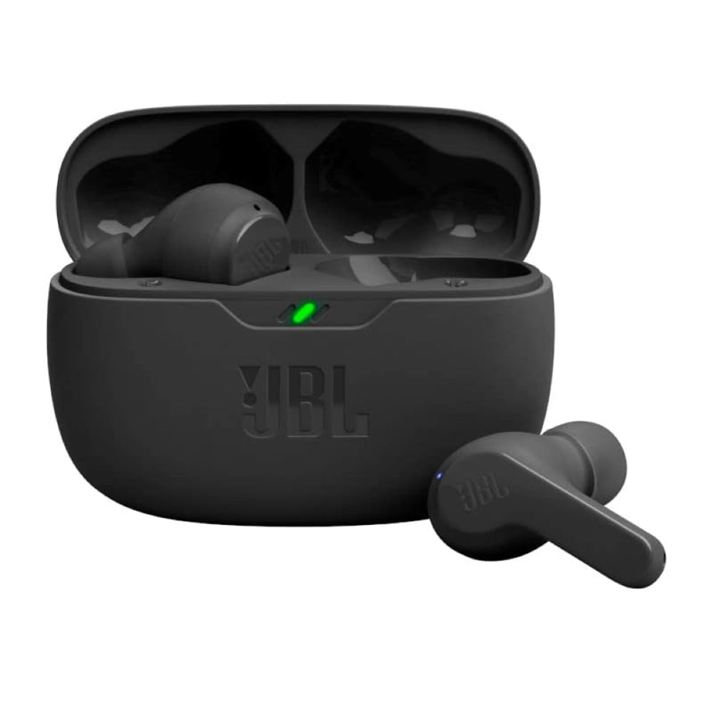 JBL Vibe Beam - True Wireless Earbuds - Black | JBL Deep Bass Sound, Comfortable fit, Up to 32 8h 24h total hours of battery life with speed charging