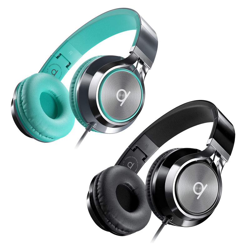 ARTIX Save 15% on CL750 Adult & Kids Wired Headphones with Mic Turquoise & Black Set