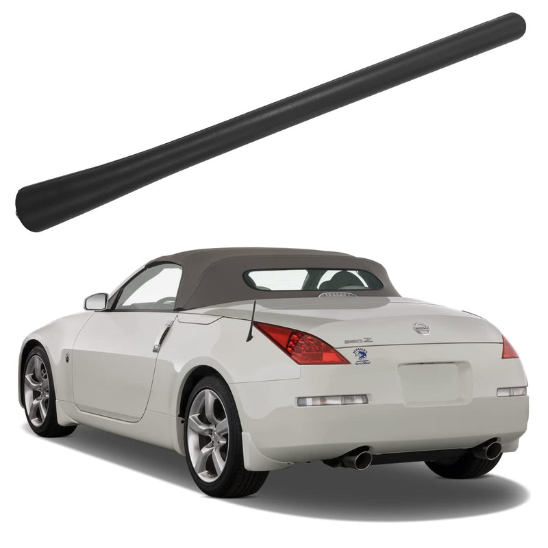 7 Inch Rubber Antenna for Nissan 350Z (2003-2008), Nissan 350Z Antenna - Car Wash Proof, Internal Copper Coil Antenna Mast Replacement