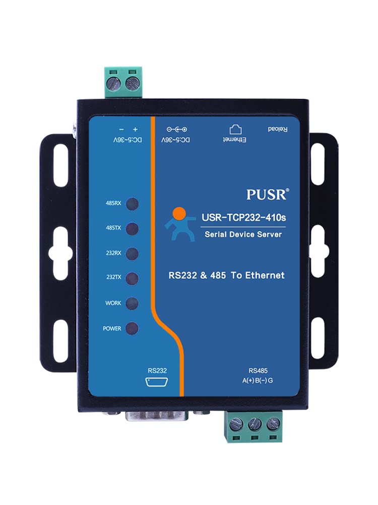 RS232 RS485 Modbus RTU to Modbus TCP Gateway Serial to Ethernet Converter USR-TCP232-410s
