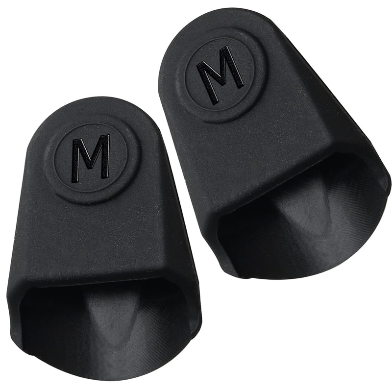 2pcs Mouthpiece Cap Protector Black Rubber Saxophone Clarinet Mouthpiece Cover Cap Protector