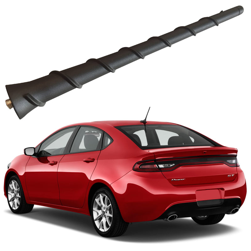 [AUSTRALIA] - 8 Inch Rubber Antenna for Dodge Dart (2012-2016), Dodge Dart Antenna - Car Wash Proof, Internal Copper Coil Antenna Mast Replacement 