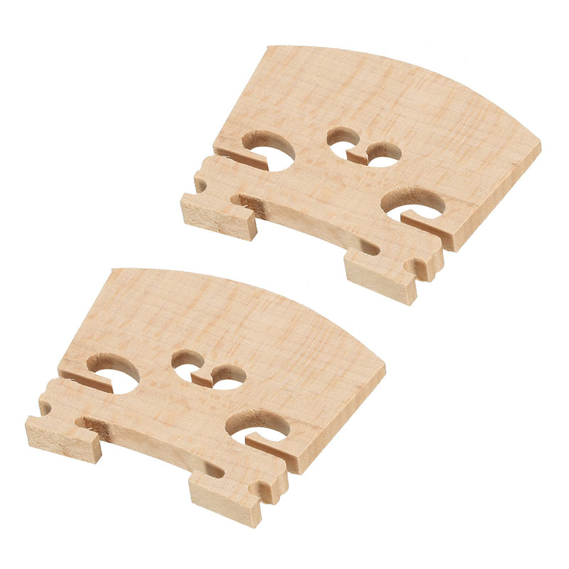 [AUSTRALIA] - MECCANIXITY 1/4 Violin Bridge Maple Wood Violin Parts for 1/4 Violin, Pack of 2 