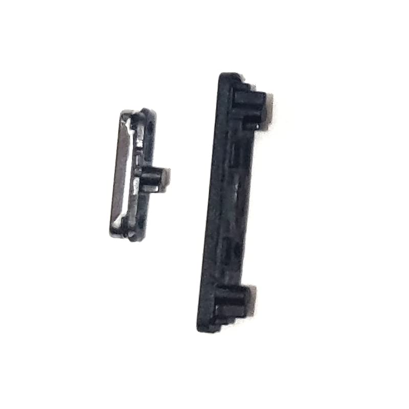 Power On Off Button + Volume Button Side Button Replacement Repair Part for Google Pixel 5 (Black) Black