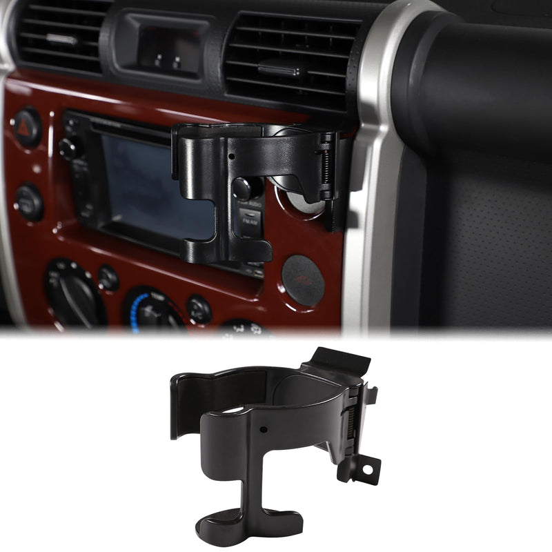 Aunginsy Phone Mount Compatible with Toyota FJ Cruiser 2007-2021 Car Cup Holder Center Console Air Outlet Vent Cell Phone Holder Dashboard Clip Panel Handsfree Mobile Phone Cupholder Stand Accessories Type F