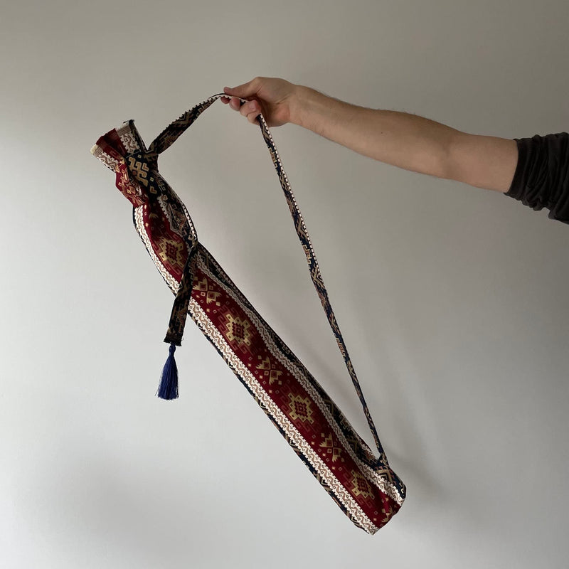 Carrying Flute Bag with Strap for Protection For Large Native Wooden Flutes 27 Inches Long