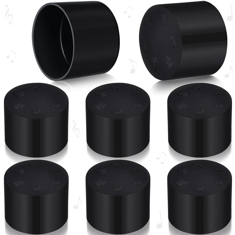 8 Pcs Octavator Tube Caps Percussion Tubes Caps to Lower The Octave Music Accessories Childhood Instruments for Classroom Time Rhythm Music