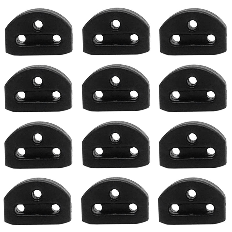 12pcs Guitar String Ties BridgeBeads for Acoustic Classical Guitar & Nylon String Guitar (Black Color) Black Color