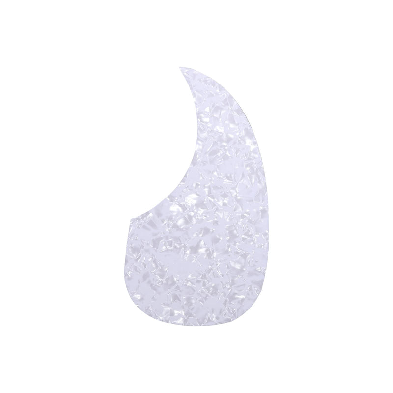[AUSTRALIA] - PATIKIL Acoustic Guitar Pickguard Fit 41 Inch Self Adhesive Right Handed Acoustic-Electric Guitar Parts Water Drop Shape White Grey 