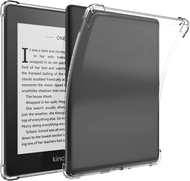 Clear Case for (2019 Release) 6" Kindle 10th Generation, [Lightweight] Silicone Thin Slim Protective Back Cover Skin Bumper for Kindle 10th Gen 2019 (Not Fit Kindle Paperwhite) (Transparent) Transparent
