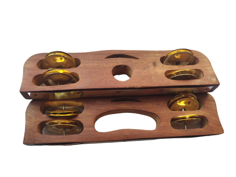 Khartal Pair Kartal Pair Length= 8.50 inch Wood Khartal Instruments Hand Cymbal