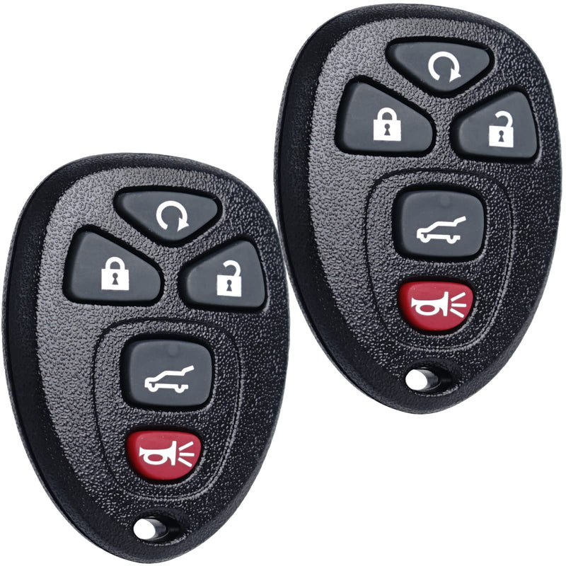 [AUSTRALIA] - Keyless Entry Remote Control Key Fob Replacement Fits for Chevy Traverse 2007-2016 Tahoe Suburban GMC Acadia Yukon XL Denali Buick Enclave Cadillac Escalade ESV EXT Saturn Outlook OUC60270 OUC60221 