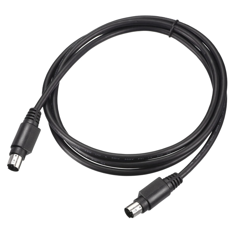MECCANIXITY PS/2 Mouse and Keyboard Extension Cable 6 Pin 4.92 Feet Male to Male for PC Black