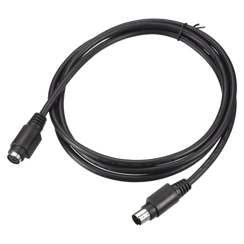 MECCANIXITY PS/2 Mouse and Keyboard Extension Cable 6 Pin 4.92 Feet Male to Female for PC Black