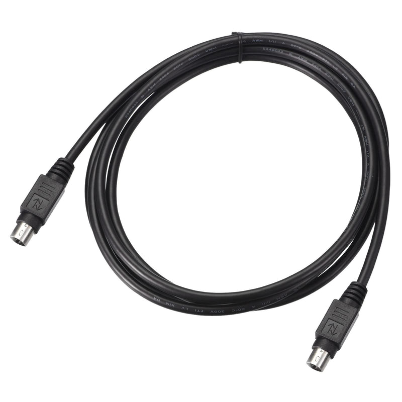 MECCANIXITY PS/2 Mouse and Keyboard Extension Cable 6 Pin 6.56 Feet Male to Male for PC Black