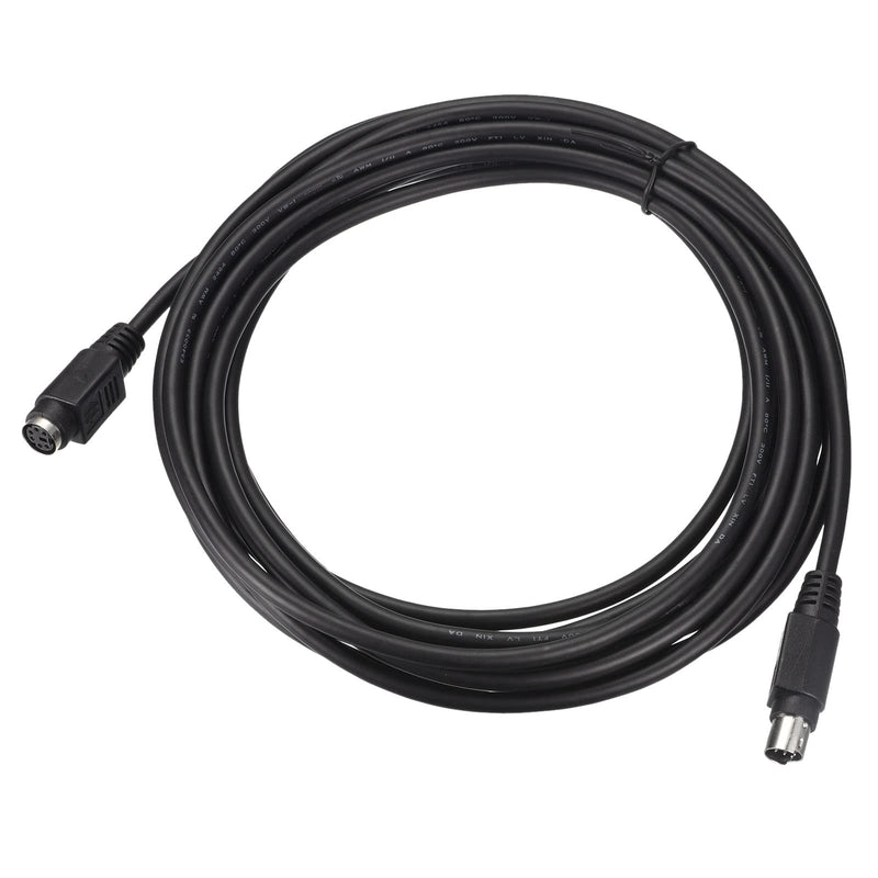 MECCANIXITY PS/2 Mouse and Keyboard Extension Cable 6 Pin 16.4 Feet Male to Female for PC Black