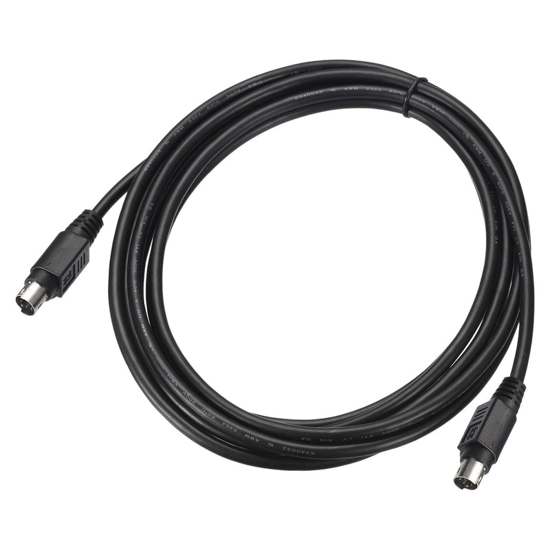 MECCANIXITY PS/2 Mouse and Keyboard Extension Cable 6 Pin 9.84 Feet Male to Male for PC Black