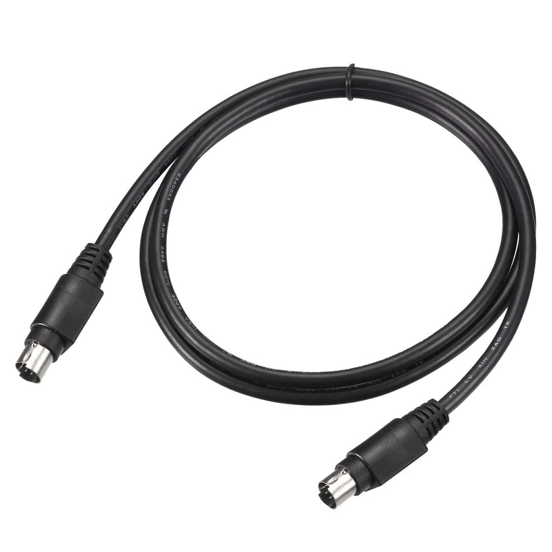 [AUSTRALIA] - MECCANIXITY PS/2 Mouse and Keyboard Extension Cable 6 Pin 3.28 Feet Male to Male for PC Black 